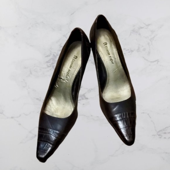 Etienne Aligner Parliament leather Pumps - Picture 9 of 9